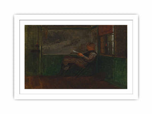 Young Man Reading