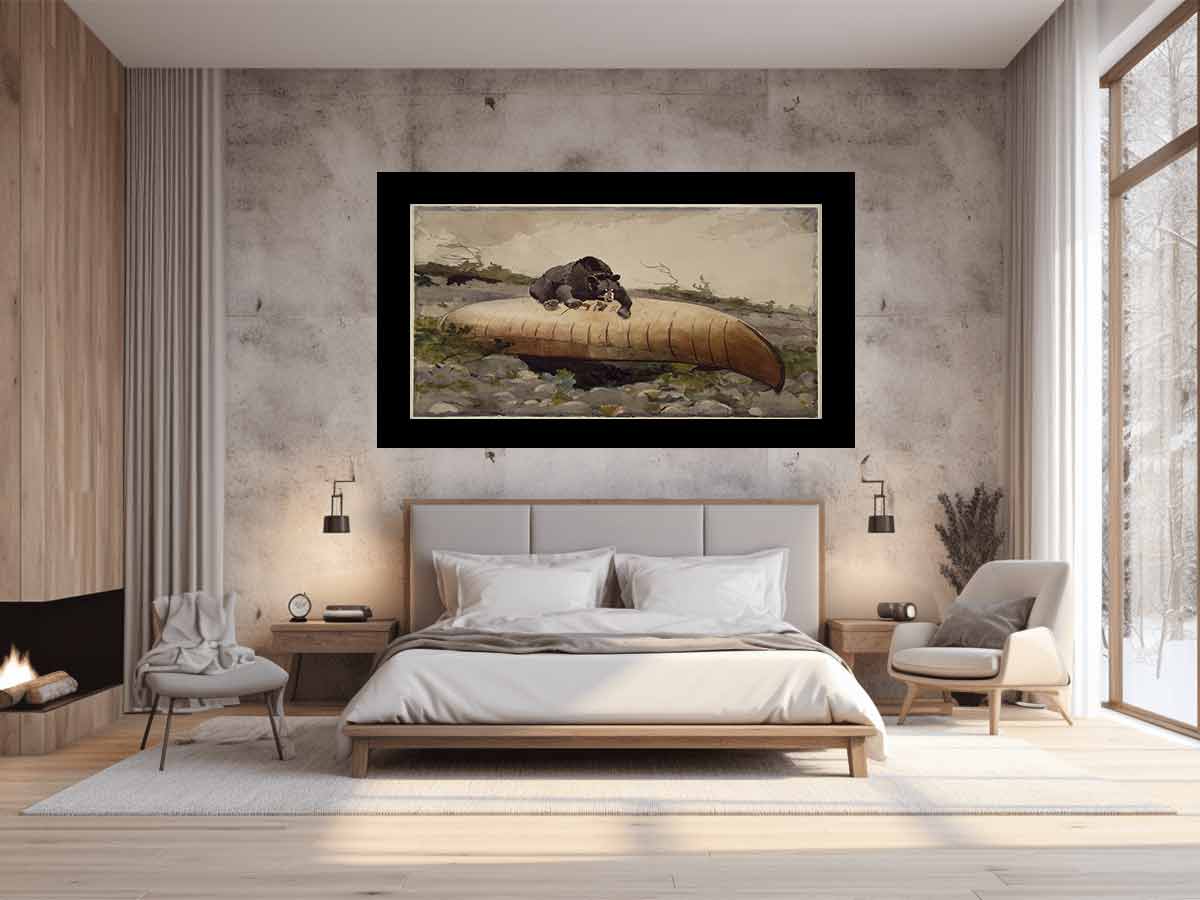 Bear and Canoe