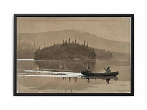 Two Men in a Canoe