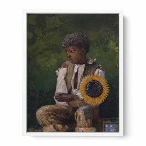Taking Sunflower to Teacher
