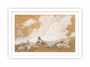 Girl and sheep
