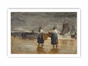 Fisher Girls on the Beach, Cullercoats