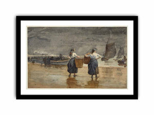 Fisher Girls on the Beach, Cullercoats