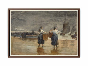 Fisher Girls on the Beach, Cullercoats