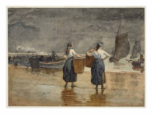 Fisher Girls on the Beach, Cullercoats