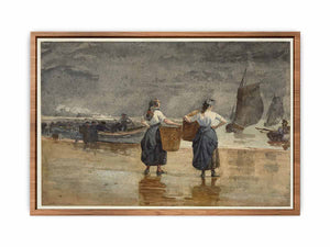 Fisher Girls on the Beach, Cullercoats