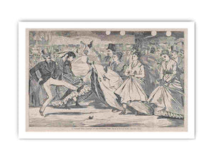 A Parisian Ball – Dancing at the Mabille, Paris – Drawn by Winslow Homer (Harper's Weekly, Vol. XI)