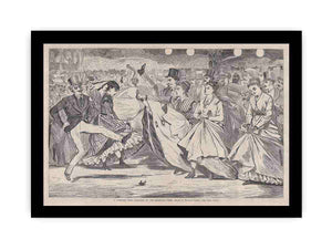A Parisian Ball – Dancing at the Mabille, Paris – Drawn by Winslow Homer (Harper's Weekly, Vol. XI)