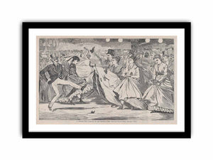 A Parisian Ball – Dancing at the Mabille, Paris – Drawn by Winslow Homer (Harper's Weekly, Vol. XI)