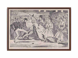 A Parisian Ball – Dancing at the Mabille, Paris – Drawn by Winslow Homer (Harper's Weekly, Vol. XI)