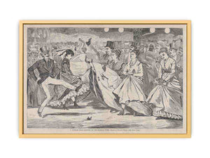 A Parisian Ball – Dancing at the Mabille, Paris – Drawn by Winslow Homer (Harper's Weekly, Vol. XI)