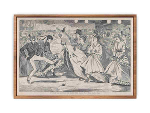 A Parisian Ball – Dancing at the Mabille, Paris – Drawn by Winslow Homer (Harper's Weekly, Vol. XI)