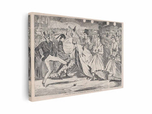 A Parisian Ball – Dancing at the Mabille, Paris – Drawn by Winslow Homer (Harper's Weekly, Vol. XI)