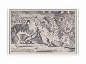 A Parisian Ball – Dancing at the Mabille, Paris – Drawn by Winslow Homer (Harper's Weekly, Vol. XI)