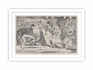 A Parisian Ball – Dancing at the Mabille, Paris – Drawn by Winslow Homer (Harper's Weekly, Vol. XI)