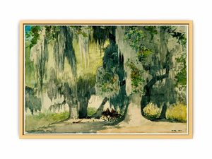 Among the Oaks (Live Oaks)