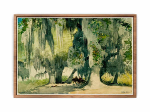 Among the Oaks (Live Oaks)
