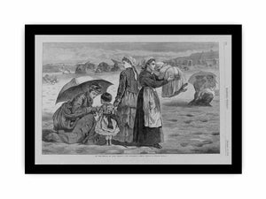 On the Beach at Long Branch--The Children's Hour