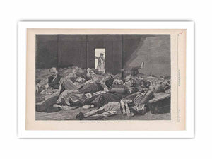 Station-House Lodgers – From a Drawing by Winslow Homer (Harper's Weekly, Vol. XVIII)