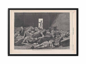 Station-House Lodgers – From a Drawing by Winslow Homer (Harper's Weekly, Vol. XVIII)