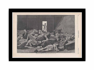 Station-House Lodgers – From a Drawing by Winslow Homer (Harper's Weekly, Vol. XVIII)