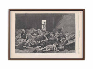 Station-House Lodgers – From a Drawing by Winslow Homer (Harper's Weekly, Vol. XVIII)
