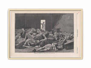 Station-House Lodgers – From a Drawing by Winslow Homer (Harper's Weekly, Vol. XVIII)