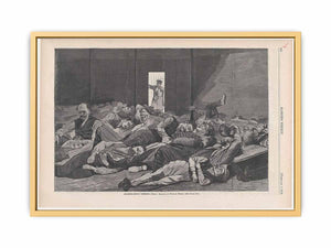 Station-House Lodgers – From a Drawing by Winslow Homer (Harper's Weekly, Vol. XVIII)
