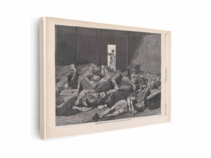 Station-House Lodgers – From a Drawing by Winslow Homer (Harper's Weekly, Vol. XVIII)