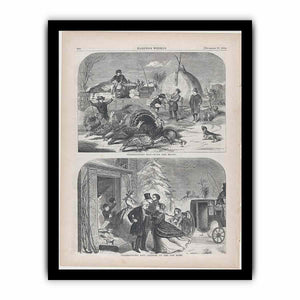 Thanksgiving Day – Ways and Means (Harper's Weekly, Vol. II)