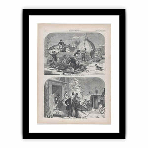Thanksgiving Day – Ways and Means (Harper's Weekly, Vol. II)