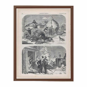 Thanksgiving Day – Ways and Means (Harper's Weekly, Vol. II)