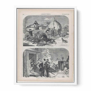 Thanksgiving Day – Ways and Means (Harper's Weekly, Vol. II)
