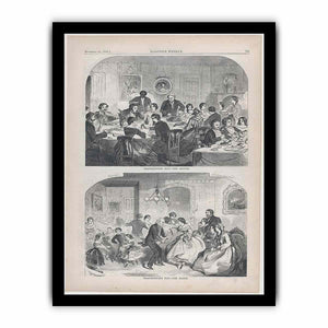 Thanksgiving Day – The Dinner (Harper's Weekly, Vol. II)
