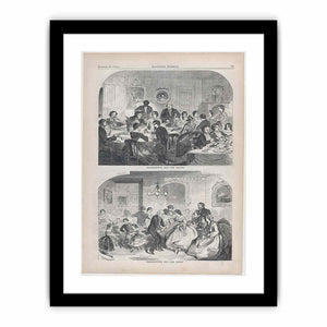 Thanksgiving Day – The Dinner (Harper's Weekly, Vol. II)