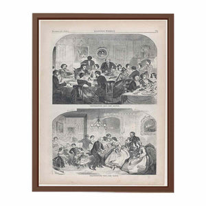 Thanksgiving Day – The Dinner (Harper's Weekly, Vol. II)