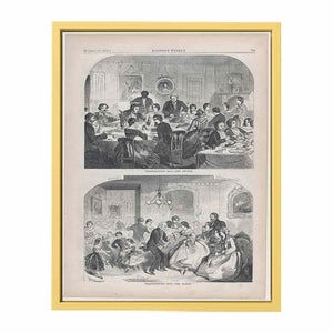 Thanksgiving Day – The Dinner (Harper's Weekly, Vol. II)
