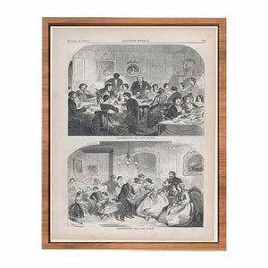 Thanksgiving Day – The Dinner (Harper's Weekly, Vol. II)