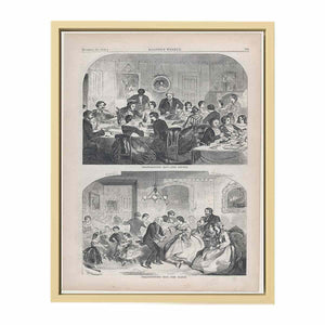 Thanksgiving Day – The Dinner (Harper's Weekly, Vol. II)