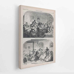 Thanksgiving Day – The Dinner (Harper's Weekly, Vol. II)