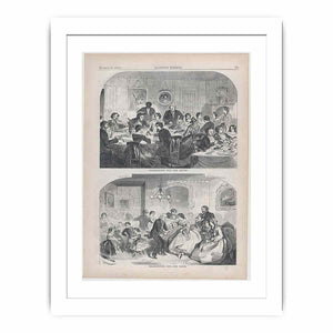 Thanksgiving Day – The Dinner (Harper's Weekly, Vol. II)