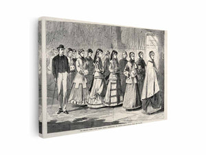 The Morning Walk - Young Ladies' School Promenading the Avenue