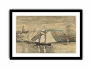 Gloucester Schooners and Waterboat