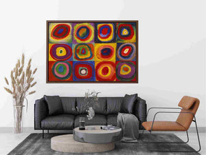 Squares with Concentric Rings