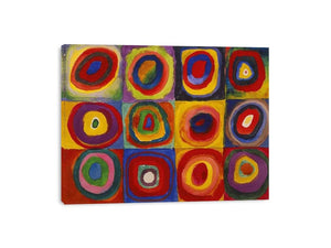 Squares with Concentric Rings