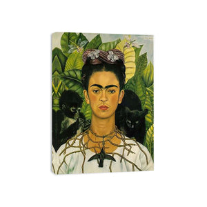 Self Portrait with Necklace of Thorns - Frida Kahlo