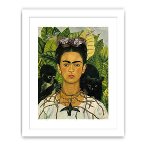 Self Portrait with Necklace of Thorns - Frida Kahlo