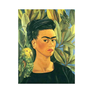 Self-Portrait with Bonito - Frida Kahlo