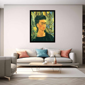 Self-Portrait with Bonito - Frida Kahlo