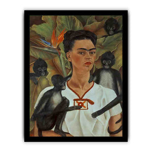 Self-Portrait monkeys - Frida Kahlo